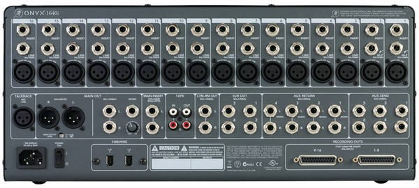 PŁYTY Mackie Onyx 1640i Firewire nagrywania mikser | Gear4music PŁYTY Mackie Onyx 1640i Firewire nagrywania mikser | Gear4music