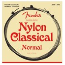 Fender 130 Classical Nylon Clear, Silver Ball End Strings, 28-43