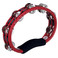 Meinl Percussion ABS Steel Jingle Hand Held Tambourine, TMT1R, Red