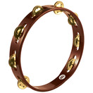 Meinl Percussion Tambourine, Brass Jingles African Brown TA1BAB 