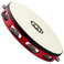 Meinl Percussion Touring Tambourine, Steel Jingles, TAH1BKRTF