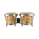 Meinl Percussion Free Ride Designer 6 3/4" & 8" Wood Bongos, Natural
