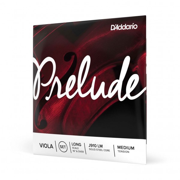 D'Addario Prelude Viola String Set, Long Scale, Medium
