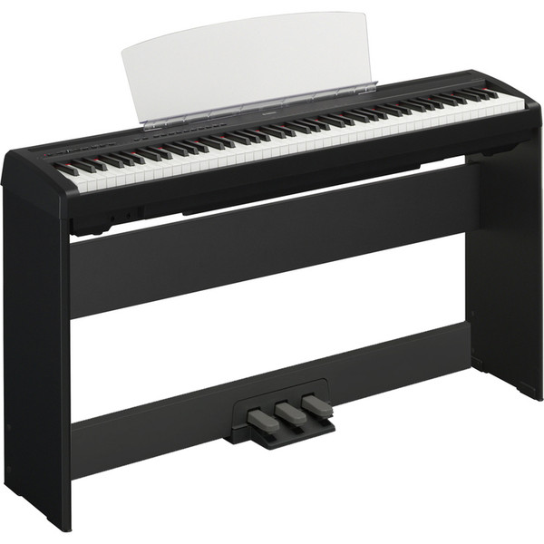 Yamaha P-95 Digital Piano + Stand & Pedal Board, Black 