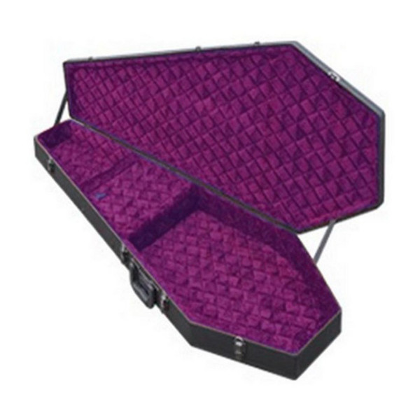 Coffin Case G-185 Universal Guitar Case, Purple Interior
