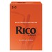 Rico by D'Addario Baritone Saxophone Reeds, 3 (10 Pack)