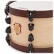 SJC Drums Custom 3 Piece Shell Pack, Natural Satin Stain, Wood Hoops