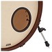 SJC Drums Custom 3 Piece Shell Pack, Natural Satin Stain, Wood Hoops