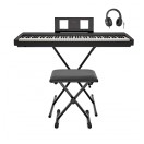 Yamaha P45 Digital Piano X Frame Package, Black