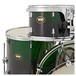 WHD Birch 5 Piece Short American Fusion Shell Pack, Green Fade