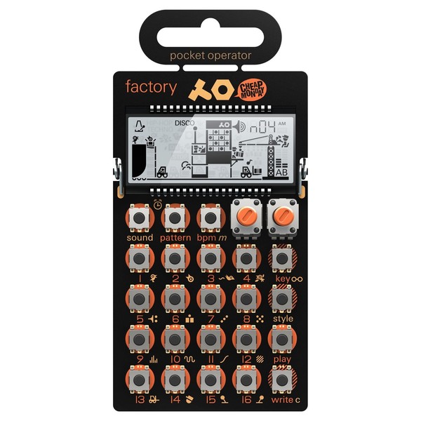 Teenage Engineering PO-16 Factory Pocket Lead Synthesizer - Front