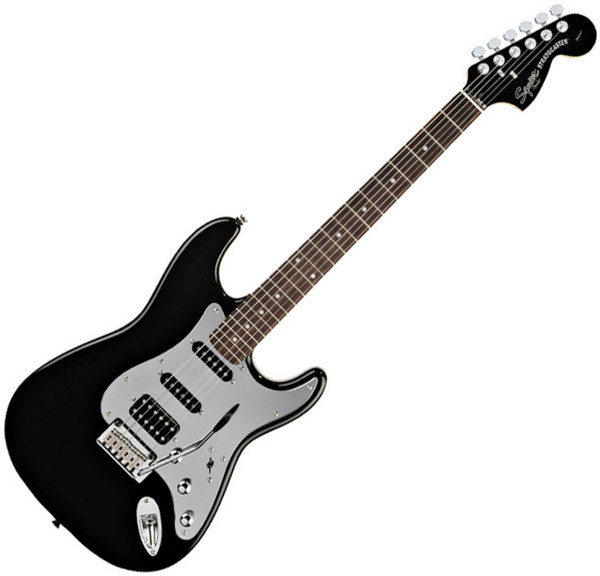 Squier by Fender Standard Fat Strat Special Edition, Black Mirror