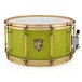 SJC Drums Custom 14x7 Snare Drum, Lime Green Glitter