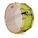 SJC Drums Custom 14x7 Snare Drum, Lime Green Glitter