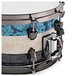 SJC Drums Striped Series 14 x 7 Snare Drum, Blue, White & Black Pearl