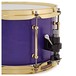 SJC Drums Tour Series 14x7 Snare Drum, Custom Purple Stain Brass HW