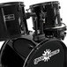 BDK-1 Full Size Starter Drum Kit by Gear4music, Black