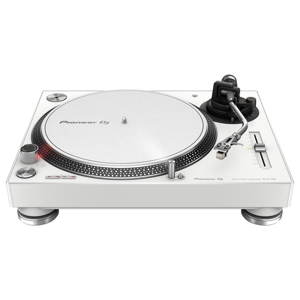 Pioneer PLX-500 Direct Drive Turntable, White - Bottom