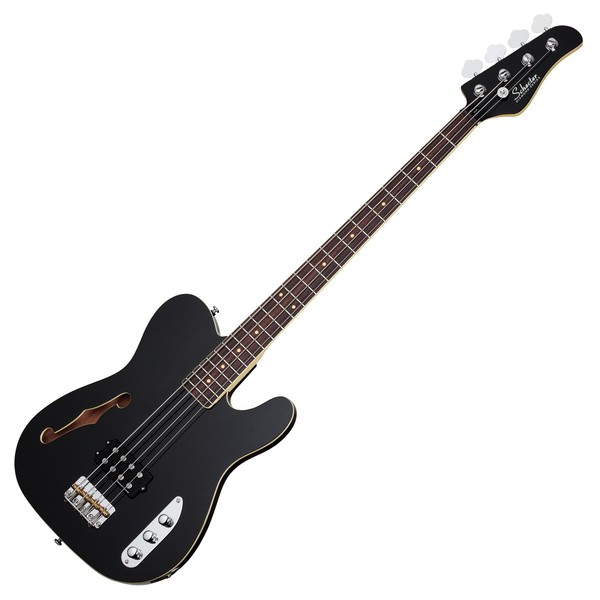 Schecter Baron-H Vintage Bass Guitar, Gloss Black