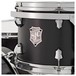 SJC Drums Tour Series 10x7 Add-on Tom, Black Satin Stain Chrome HW