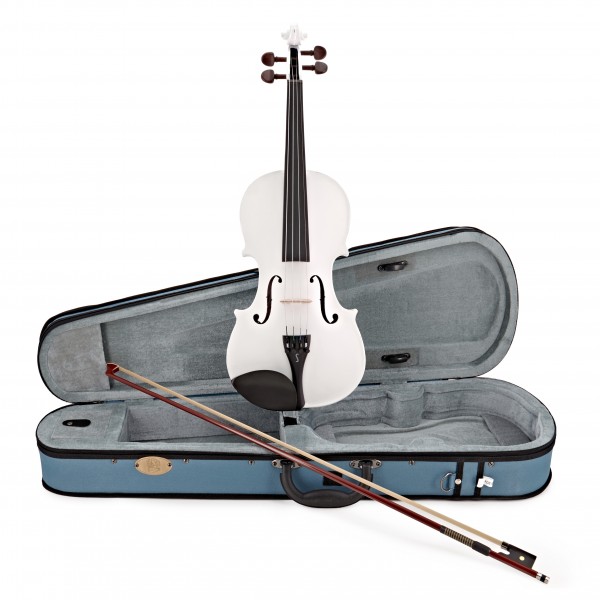 Stentor Harlequin Violin Outfit, White, 1/2 main