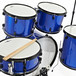 BDK-1 Full Size Starter Drum Kit by Gear4music, Blue