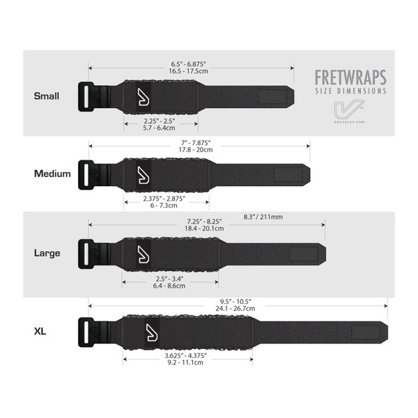 Gruv Gear FretWraps Wood 3-Pack Prints, Medium