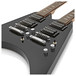 Houston Double Neck Guitar by Gear4music, Black