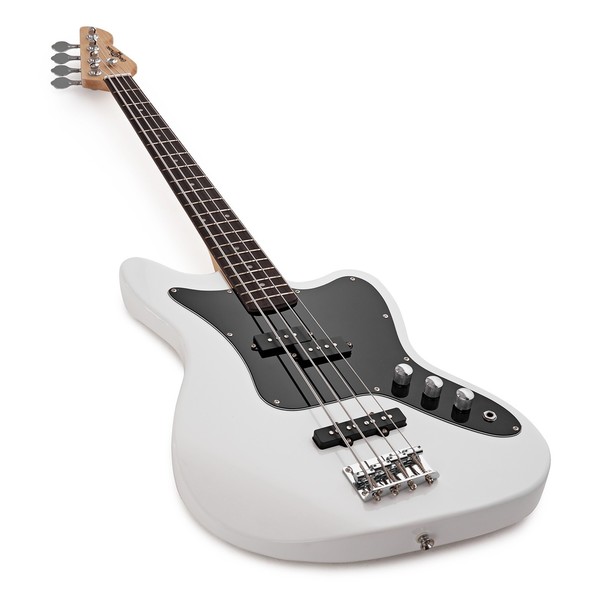 Seattle Bass Guitar + Amp Pack, White