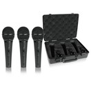 Behringer XM1800S Ultravoice Dynamisk Mikrofon, 3 Pack