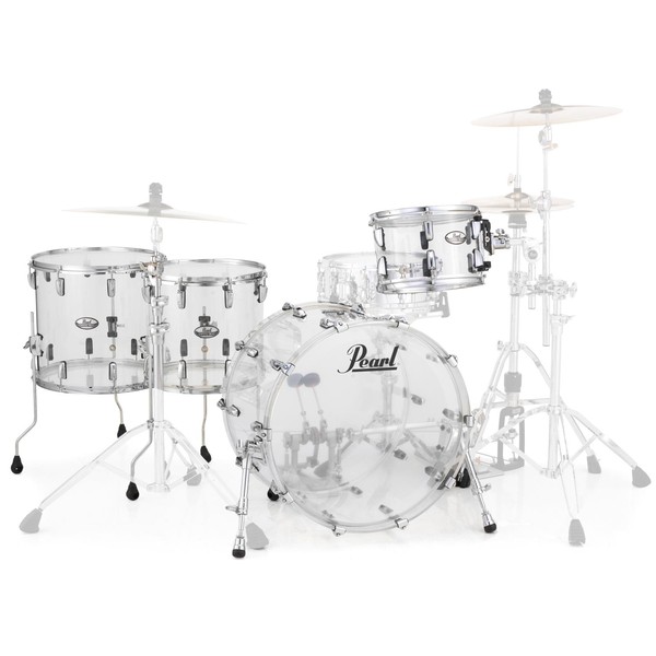 Pearl Crystal Beat 22'' Crossover 4 Pc Shell Pack, Ultra Clear