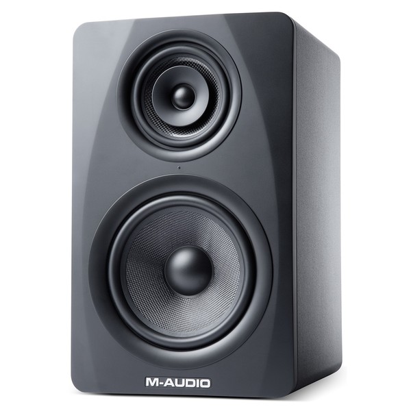 M-Audio M3-8 Studio Monitors, Black - Angled