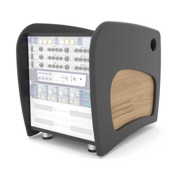AKA Design ProLite 12U Rack Unit, Oak - 