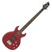 New Jersey Bass Guitar by Gear4music, Trans Red