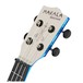 Makala Waterman MK-SWT/BL Soprano Ukulele, Clear Blue