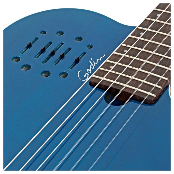 DISC Godin Multiac Encore Trans Blue LTD with Bag at Gear4music
