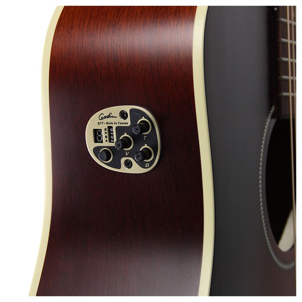 Seagull Guitars S6 Original Q1T Electro Acoustic, Burnt Umber at
