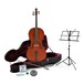 Student 1/4 Size Cello + Beginner Pack