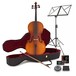 Študentské    Full Size Cello prípad, Antique + začiatočník Pack