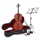Student Plus 1/2 Size Cello Complete Pack by Gear4music