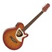 Deluxe Thinline Electro Acoustic Guitar by Gear4music, Cherry SB