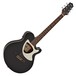 Deluxe Thinline Electro Acoustic Guitar by Gear4music, Black