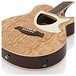Deluxe Thinline Electro Acoustic Guitar by Gear4music, Natural