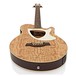 Deluxe Thinline Electro Acoustic Guitar by Gear4music, Natural