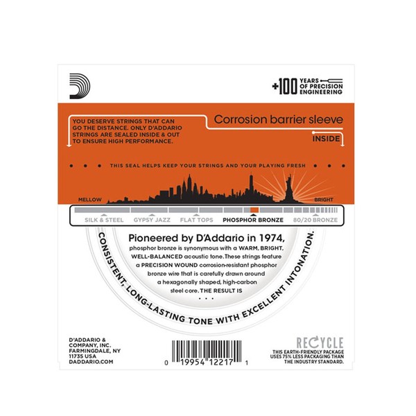 D' Addario Set Resophonic Guitar 16-56