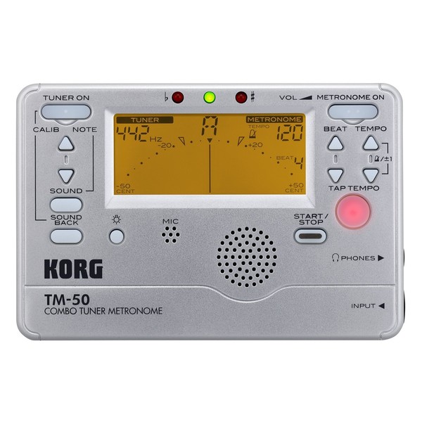 Korg TM-50 Combo Tuner/Metronome - Top View