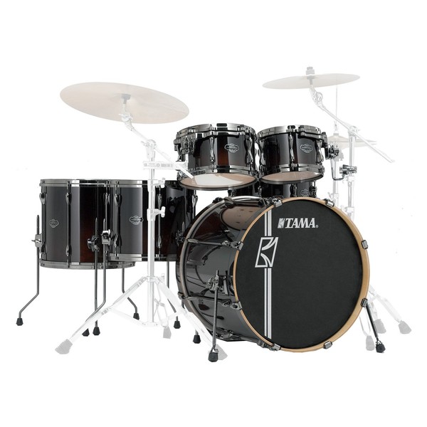 Tama Superstar Hyper-Drive 22" 6pc Shell Pack, Dark Mocha Fade