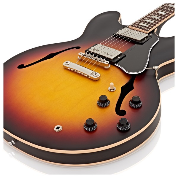 Gibson Memphis 2016 ES-335 Satin Hollowbody Guitar, Sunset Burst