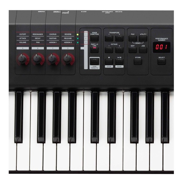 Yamaha MX61 Controls
