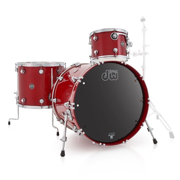 DW Drums Performance Series, 22 3 Piece Shell Pack, Candy Apple